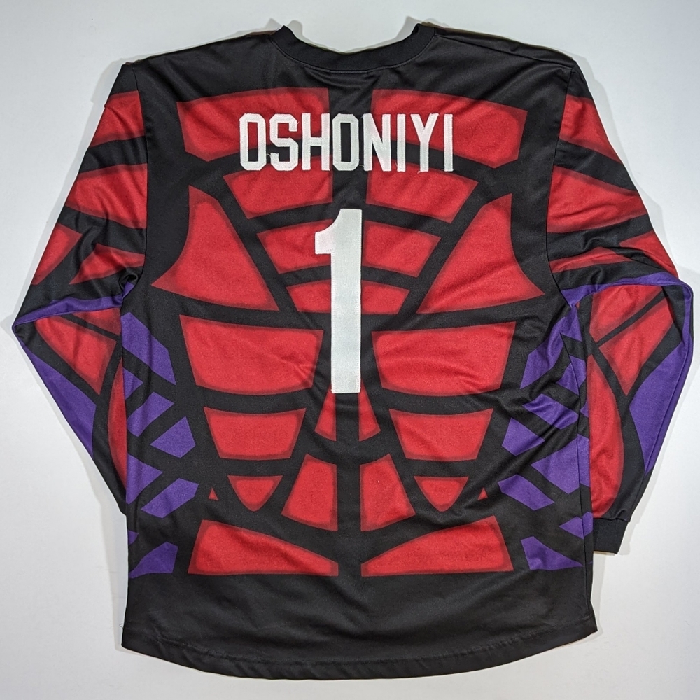Vintage 90s Adidas Bo Oshoniyi Goalie Jersey Men's Size XL Made In USA